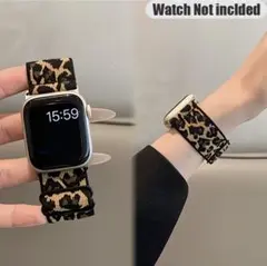 Apple Watch バンド 豹柄 ベルト アップルウォッチ レオパード 茶色