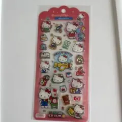 正規品 ハローキティ ドロップジェリーシール　平成レトロ 赤 クラックス