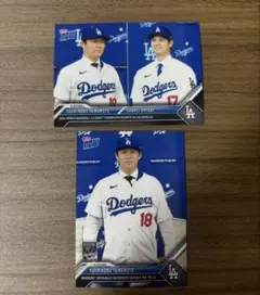 Topps NOW 山本由伸 大谷翔平 ドジャース 2枚セット 入団会見 | Mercari