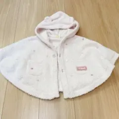 ジェラピケ　ポンチョ　ベビーポンチョ　アウター　80-90 美品