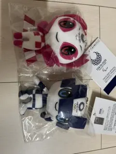 オリンピック　マスコットぬいぐるみ　SS　ミライトワ　ソメイティ