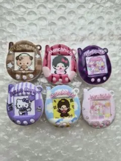 キャラクターたまごっち風ビーズセット 6個