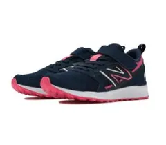 New Balance キッズ スニーカー 24cm ネイビー/ピンク