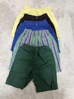 キッズ ハーフパンツ 5枚セット まとめ売り