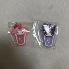 サンリオ クリアクリームソーダ めじるしラバーチャーム ガチャ マイメロ クロミ