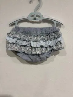 ⑫ お好きな子ども服2枚で600円！ 水色　かぼちゃパンツ