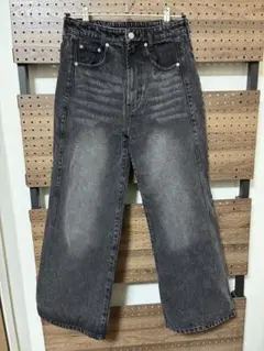 CLEL レリーフストレートデニムパンツ