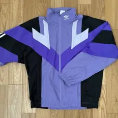 adidas ナイロンジャケット パープル ブラックのサムネイル