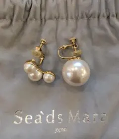 11/28まで【最終値下げ】Sea'ds Mara パールイヤリング　ゴールドのサムネイル