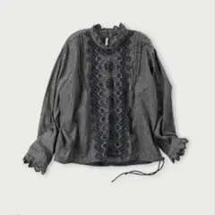 45R ハケ目カットワークのペチパンツ（インディゴ） 45R ハケ目カットワークのペチパンツ（インディゴ） 45rpm - メルカリ