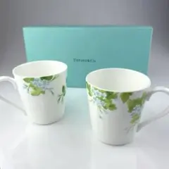 ティファニー　リーフ　マグカップ　ペア