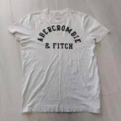 訳あり　アバクロンビー＆フィッチ　メンズ　 Tシャツ　 半袖　 ホワイト　M