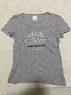 adidas グレー Tシャツ Lサイズ