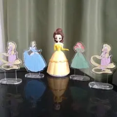 ディズニープリンセス　アクリルスタンドと人形のサムネイル