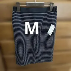 ユニクロ　ポンチ　ペンシルスカート　M