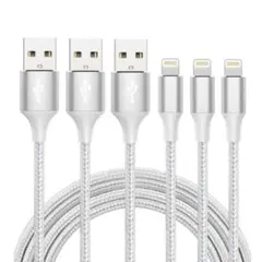 iphone 充電 ケーブル【MFi認証】ライトニング 2M 3本セット