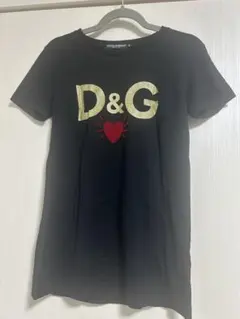 DOLCE&GABBANA ドルチェ＆ガッバーナ リボン カットソー ブラック DOLCE&GABBANA ドルチェ＆ガッバーナ リボン カットソー
