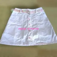 repipi armario ピンクキュロットスカートＭ150〜ホログラムベルト