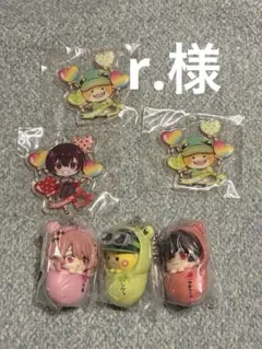 カラフルピーチ　おくるみチャーム　アクリル