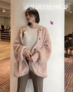 Searoomlynn / Blendカラーモヘヤニットジャケット