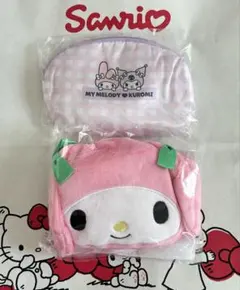 モスバーガー 福袋 マイメロディ フェイスポーチ付きエコバッグ サテンポーチ