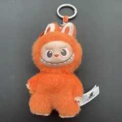 POP MART オレンジウサギ ぬいぐるみキーホルダー