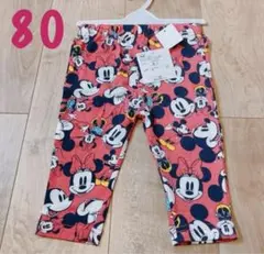 新品タグ付き　ディズニー　総柄　長ズボンパンツ　80のサムネイル