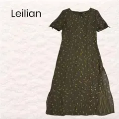 極美品】Leilian 洗える ロングワンピース 13＋ XL - メルカリ
