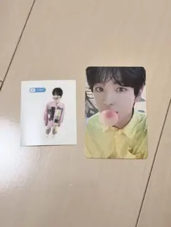 NCT WISH ユウシ トレカ ステッカー セット popchu ver.