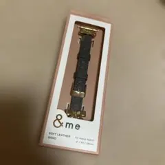 AppleWatch バンド 41 40 38mm &me リボン　　❤️ グレー