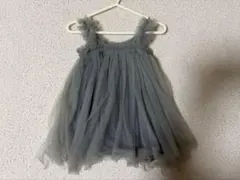 Dudu cream ベビードレス グレー 80