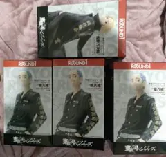 東京リベンジャーズ　ラウンドワン　限定　フィギュア　佐野万次郎　柴八戒　4点
