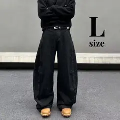 バギーデニム 激太 jaded london bigboy似 シンプル ワイドL