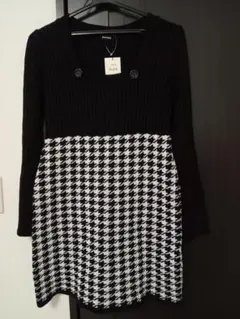 10%オフ！ 新品・日本製！ タグ付き Peroota ニットワンピース