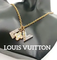 ヴィトン LOUIS VUITTON ラブレターズ ネックレス(ゴールド/LV)のサムネイル