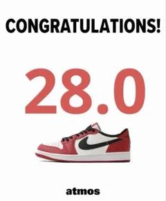 【新品・未使用】Air Jordan 1 Low Chicago 28cm