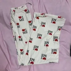 shein ルームウェア パンツ ホワイト