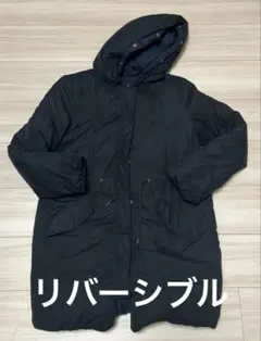 ★リバーシブル★アーバンリサーチ ダウンコート モッズコート ネイビー