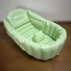 Richell ベビーバス ライトグリーン