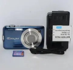 美品】CASIO カシオ EXILIM EX-Z75 ブルー (動作確認済) - メルカリ