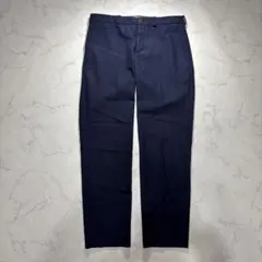 本物美品高級バレンシアガストレッチコットンパンツクロップド黒