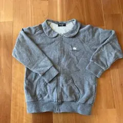 pom ponette グレー ジップアップトレーナー 130