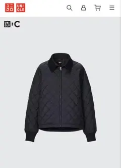 完売品！ ユニクロシー パフテックブルゾン　ブラック XLサイズ 中綿 黒