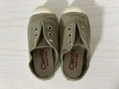 美品 cienta スリッポン カーキ 23