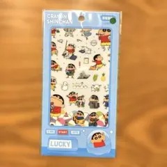 日本未発売 韓国購入 짱구 シール 青