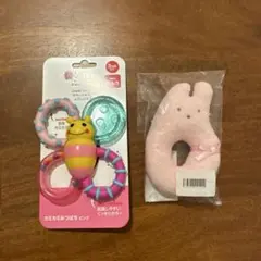 カミカミみつばちとウサギ型ラトルセット