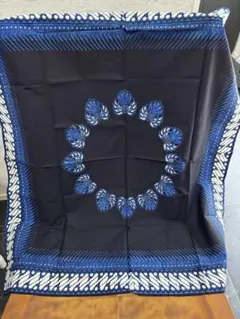ヴィンテージ バティック 約89×85cm ブルー マルチクロス テーブルクロス