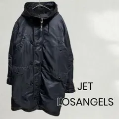 JET LOSANGELS ダウン コート ロング レディース ネイビー 4