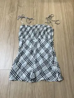 Burberry Blue Label ノバチェック キャミソール 38 - メルカリ