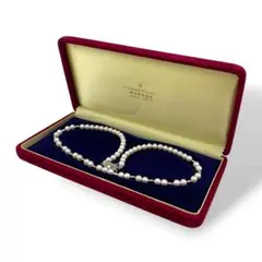 希少 MIKIMOTO ミキモト ネックレス パール 真珠 シルバー 美品